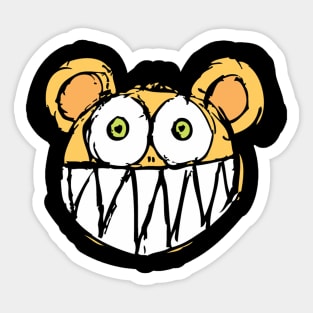 Kid-A Bear by jordanhanrahan Sticker